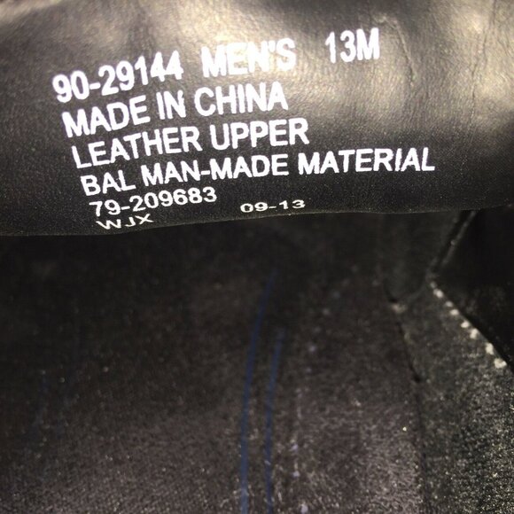 Dockers Slip Resistant Mens Black Leather Loafers US sz 13M 90-29144 EUC - Picture 9 of 12